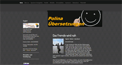 Desktop Screenshot of polina-uebersetzungen.com